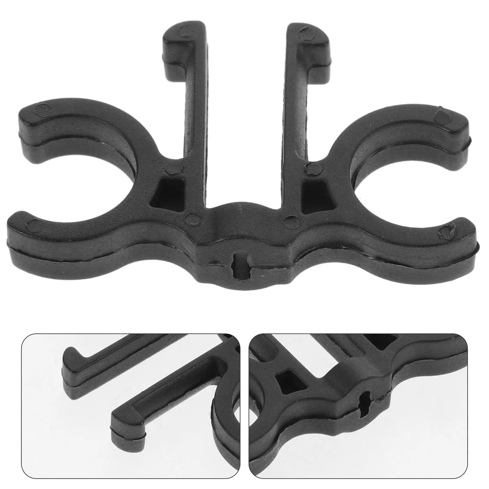 5Pcs Trekking Pole Clip Plastic Buckle Quick Release Holder Walking Stick Connector Fishing Rod Storage Organizer