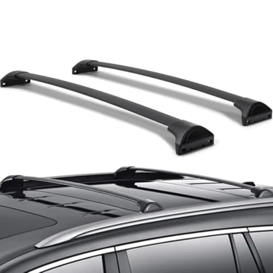 Portapacchi Barre trasversali compatibili con i modelli successivi: Honda Pilot 20162022 Tronchi da incasso Borsa da carico Kayak Bici Bagagli Snowbo