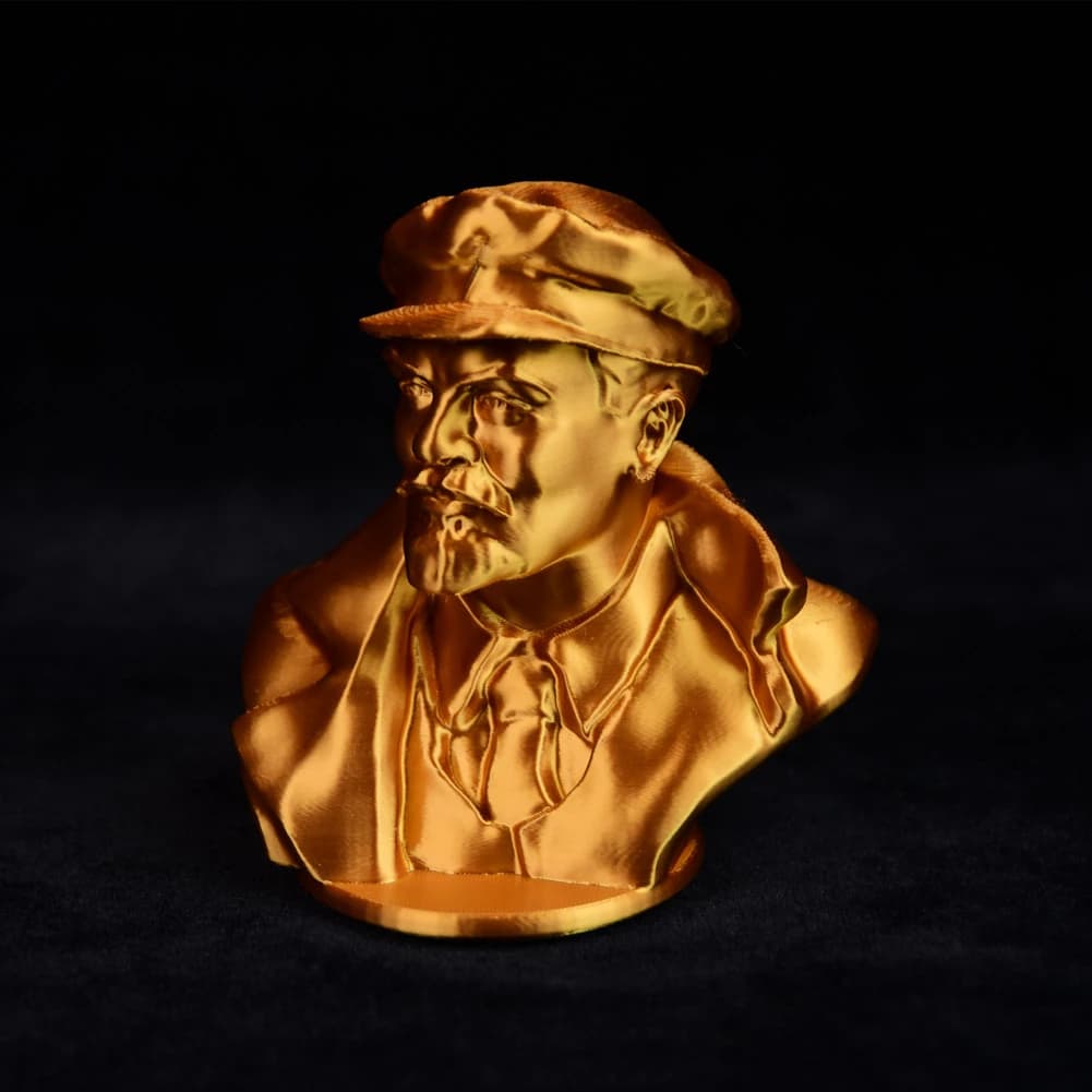 Soviet Union Lenin Figurine PLA Silk Plastic 3D Printing Decoration for Desktop Ornament