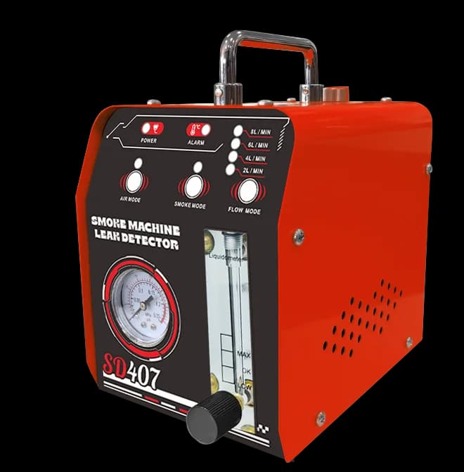Professionale SD407 Rilevatore di perdite di fumo automobilistico 12V Strumento diagnostico per tubi di sistema EVAP ad alta precisione per meccanica automobilistica