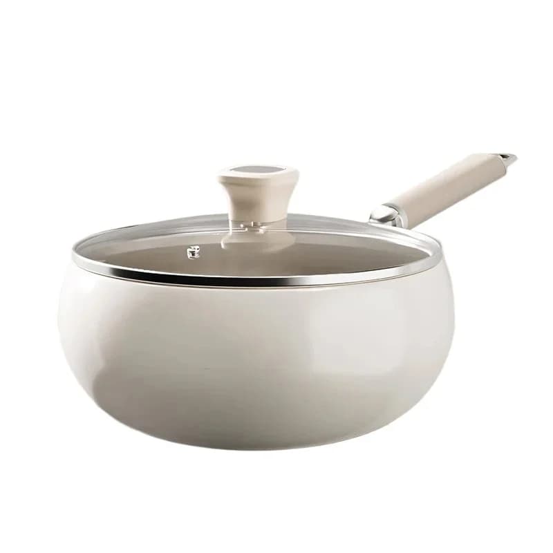 Wok antiaderente, padella in ceramica non rivestita per uso domestico