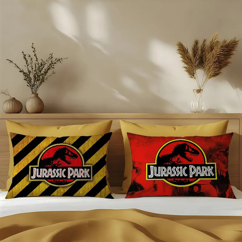Movie J-JurassicS LOGO P-Park cushion cover Sofa living Room Office Rectangle Pillow Home Coffee Shop Bedding Hit product