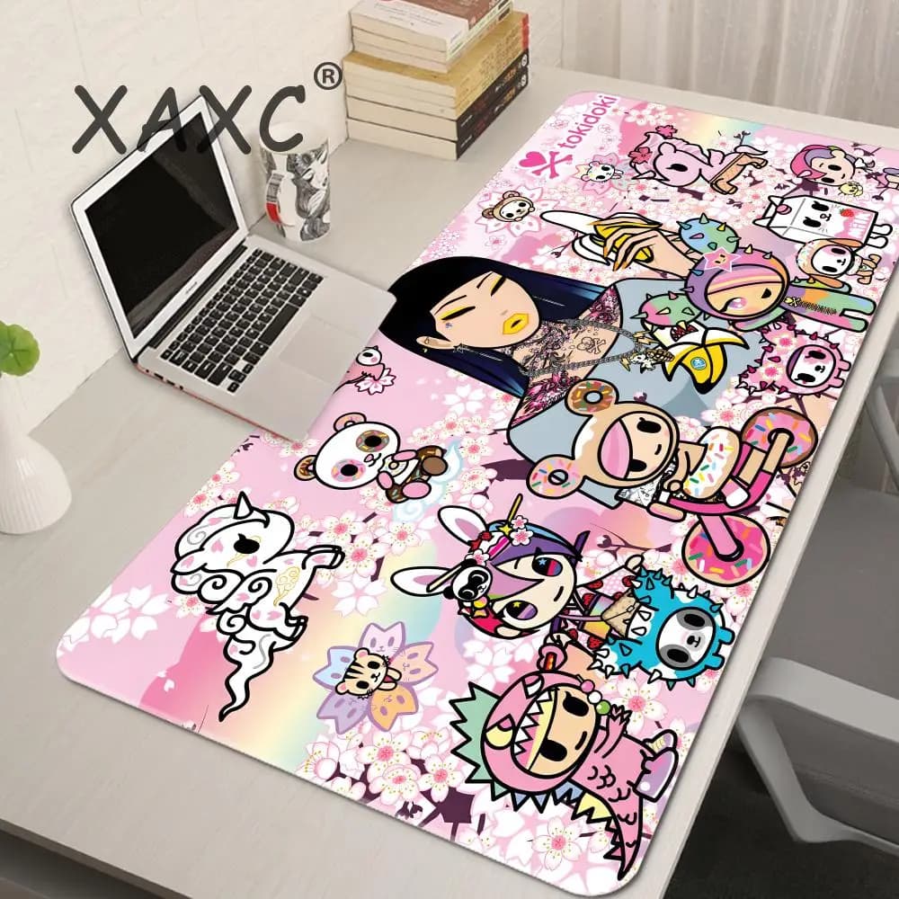 Japan Cute Mousepad Boy Pad Natural Rubber, Game Desk Mat, Size Suitable for the game World of Tanks