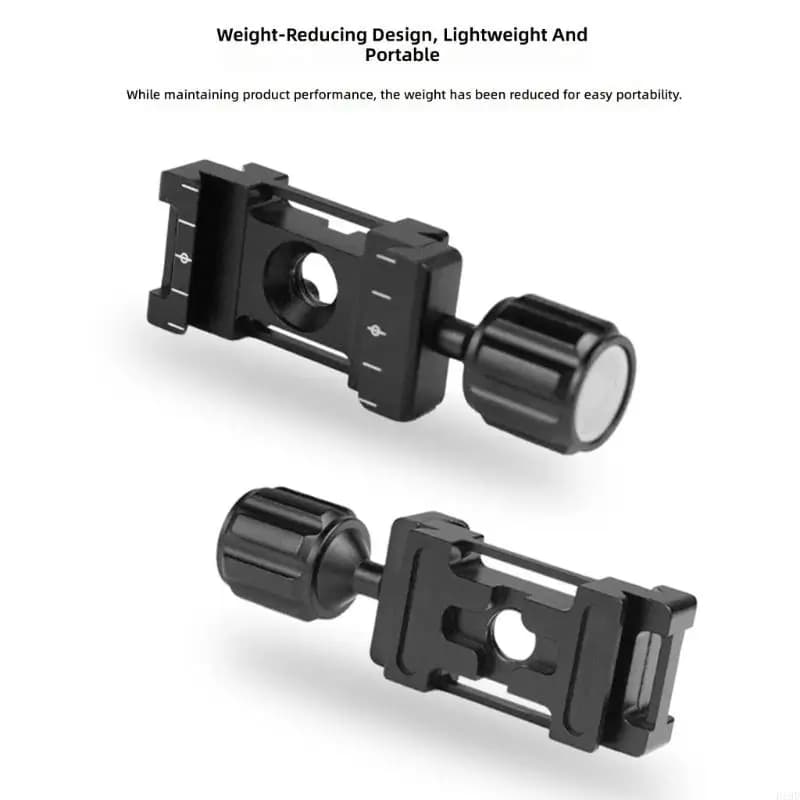 Piastra a sgancio rapido in alluminio universale per treppiedi per fotocamera Leghe alluminio leggere Montaggio rapido F19E