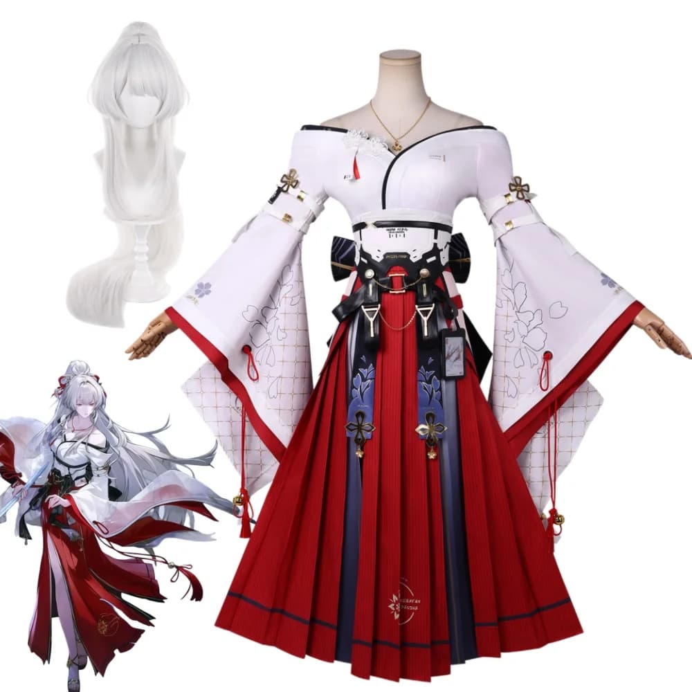 Costume Cosplay Completo di Hiyuki dal Gioco Wuthering Waves, Set di Abiti e Uniformi di Hiyuki Wuwa