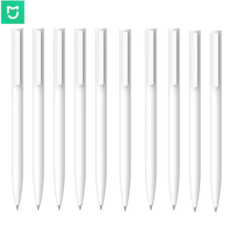 Original Xiaomi MIJIA Gel Pen Writing Pen 0.5mm Signing Pen PREMEC Smooth Switzerland Refill MiKuni Japan Ink Black Best Gift