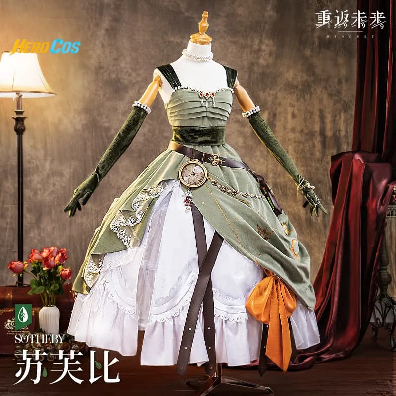 Game Reverse:1999 Sotheby Cosplay Costume Lolita Dress Princess Dress For Hallowmas Christmas Role Play Women HERO Cos