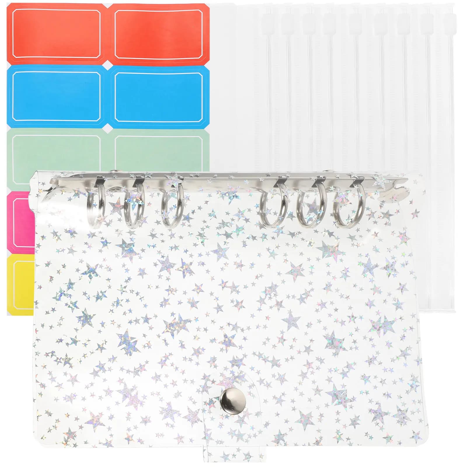 Set di 1 Elegante Raccoglitore per Budget con Buste Porta Contanti, Agenda per la Gestione del Denaro e Monitoraggio delle Risparmi, Taccuino Portatile UK