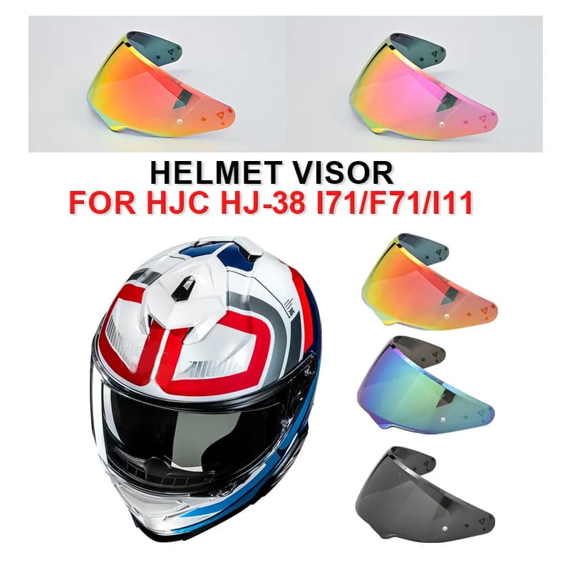 Motorcycle Helmet Visor Fit For HJC HJ-38 i71 F71 i11 Anti-Scratch&UV Dustproof WindShield Motorcycle Accessories casque moto