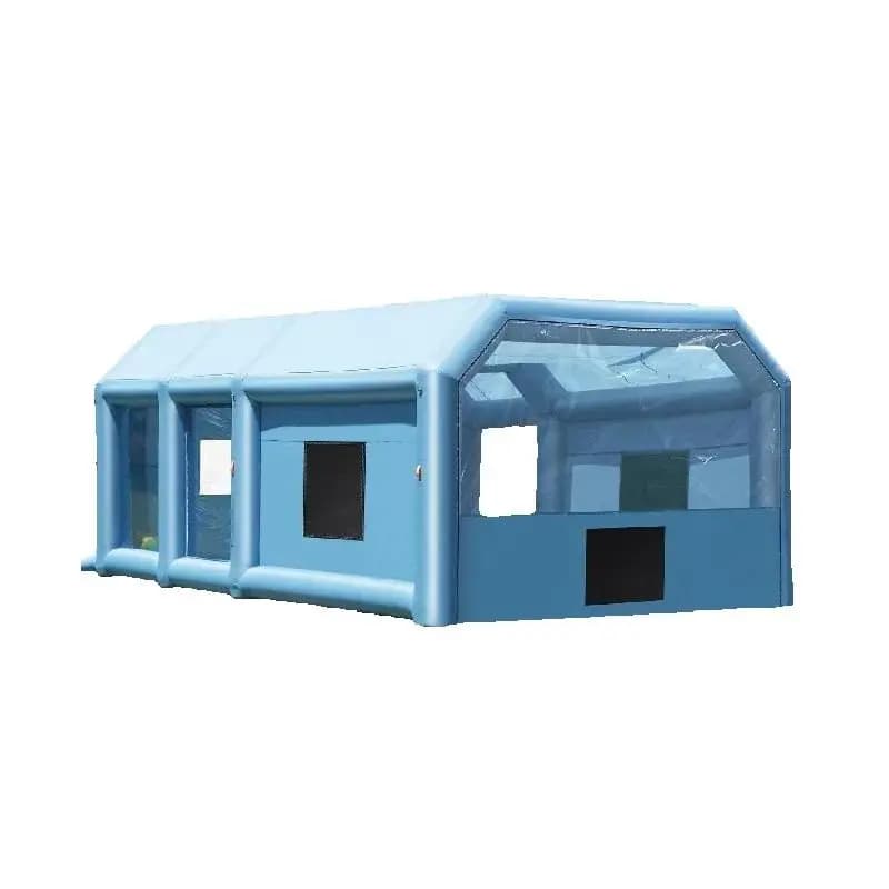 SucceBuy Cabina di verniciatura gonfiabile Cabina di verniciatura gonfiabile con potenti soffianti e sistema di filtraggio dell'aria Cabina di verniciatura per auto portatile