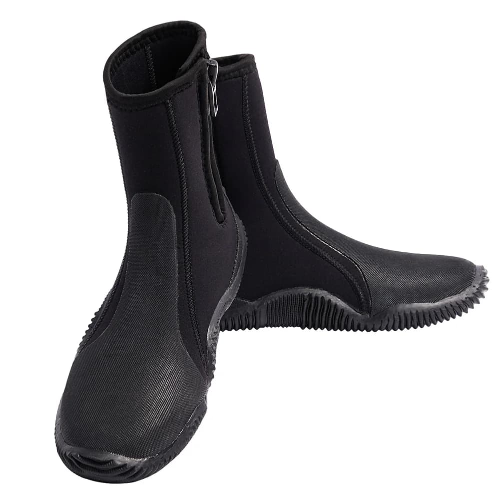 Neoprene diving boots, Anti-slip 5mm, Lightweight for Surfing, Snorkeling and Water Sports
