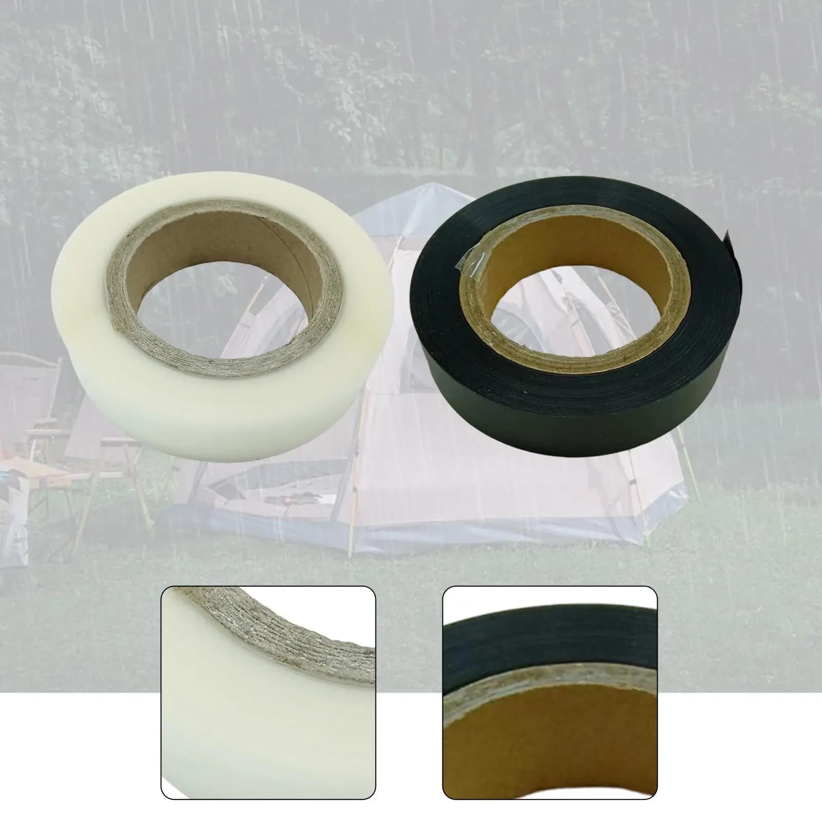 Nastro Termoadesivo 98.4ft Portatile Impermeabile per Impermeabili, Abbigliamento Sportivo, Tetti, Attrezzature Outdoor, Tende da Sole