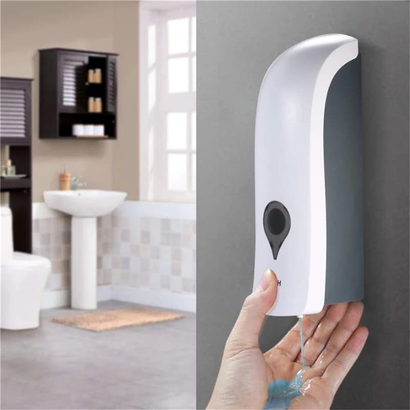 Dispenser di sapone stile Euro Dispenser di sapone manuale a parete, dispenser di sapone da bagno per hotel da 300 ml Bottiglia di disinfettante per le mani Nuovo