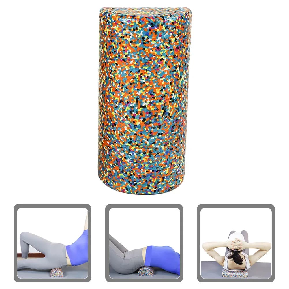 Soft Foam Roller and Comfortable Half Ball for Muscle Relaxation, Balance Training, Pilates and Yoga