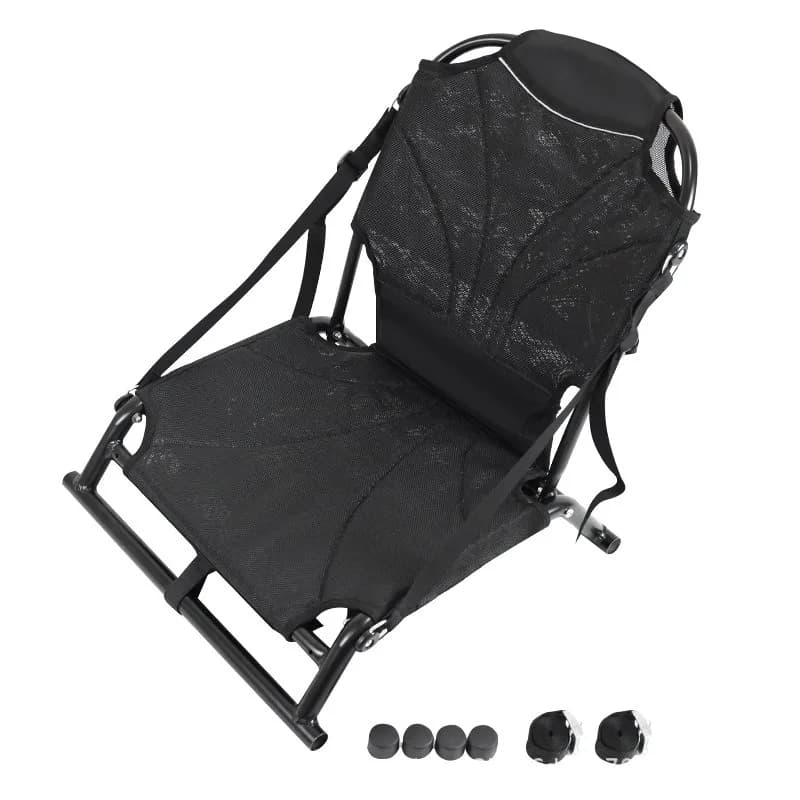 Luya Paddle Board Kayak Metal Seat Backrest Adjustable Canoe Fishing Seat