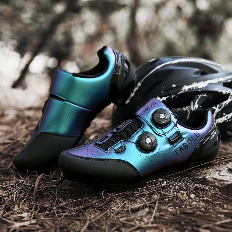 Nuove scarpe da ciclismo per uomo e donna, scarpe sportive da ciclismo, scarpe da ciclismo da montagna antiscivolo per coppia, scarpe da strada, scarpe da ciclismo veloci