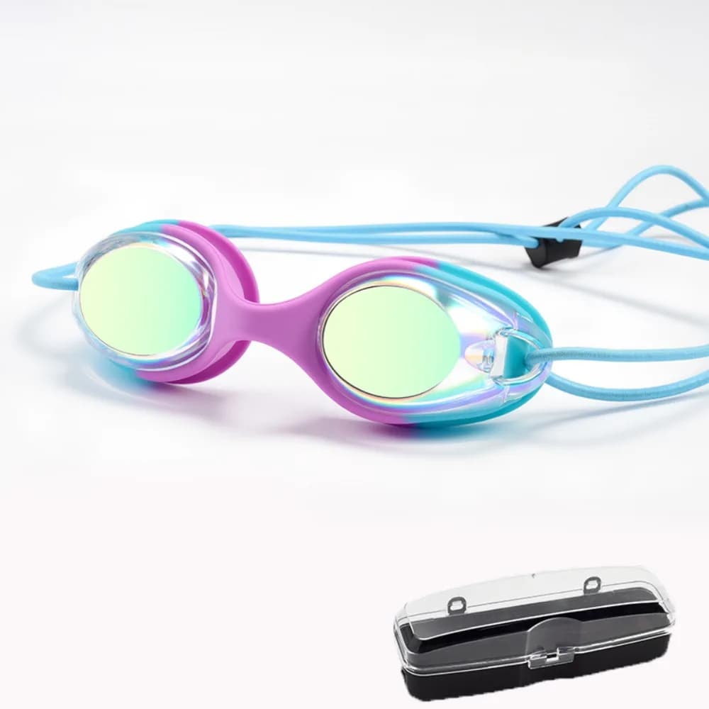 Nuovi Occhialini da Nuoto per Bambini Comfort Fit, Visione Chiara, Antiappannamento, Occhiali Morbidi per Piscina