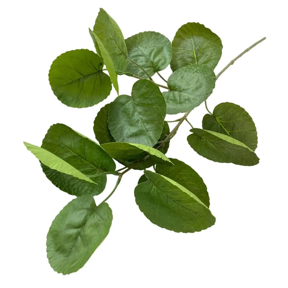 Green Artificial Plant Leaves 3D Printed Accessories Simulation Leaves Branch Photo Props Floral Arrangement Faux Plant Leaves