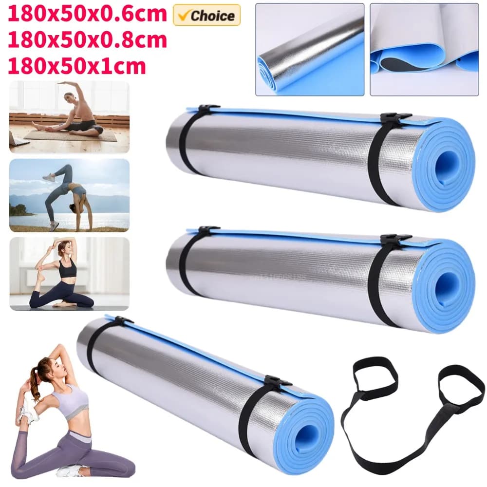 Yoga Mat Thick 6/8/10 mm Sports Fitness Mat EVA Comfort Foam Yoga Mat for Yoga Exercises and Pilates Gymnastics Mat