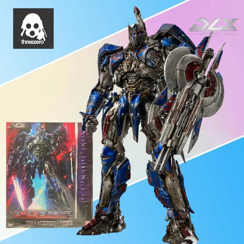 Threezero DLX Transformers: The Last Knight Series Nemesis Prime Action Figure Modello Giocattolo Articolato Ornamenti Regalo per Ragazzi