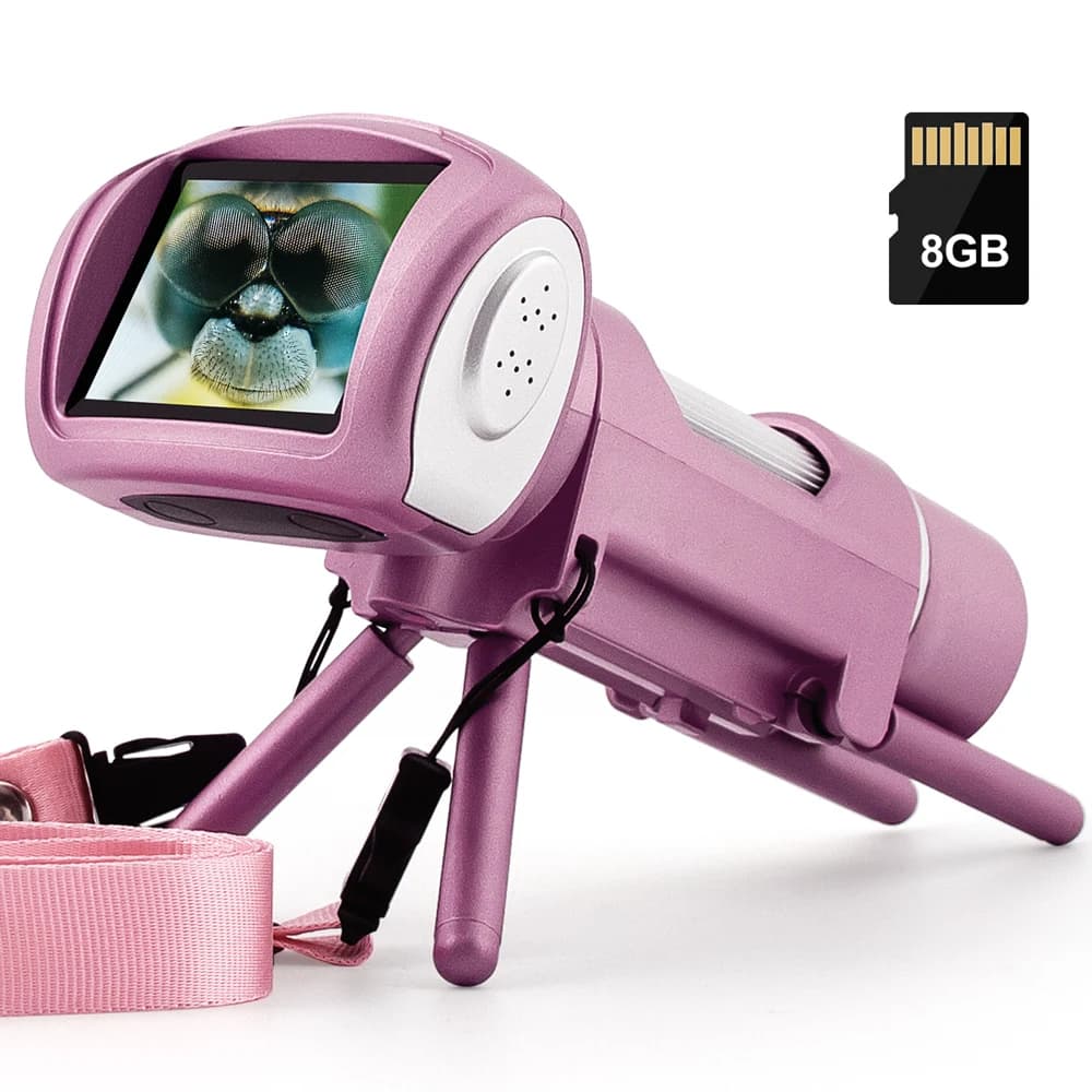 Andonstar 50x-300X LCD Microscopio Digitale Video USB Lente di Ingrandimento Della Macchina Fotografica Per La Moneta Scienza Educativa Osservazione degli Insetti Regalo Del Capretto 8G