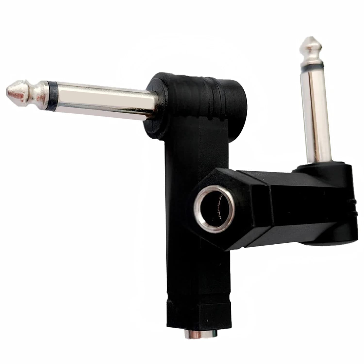 6.35mm Male To Female TS Mono Stereo Audio Connector Right Angle Speaker Guitar Headphone Cable Adapter for Speaker Studio