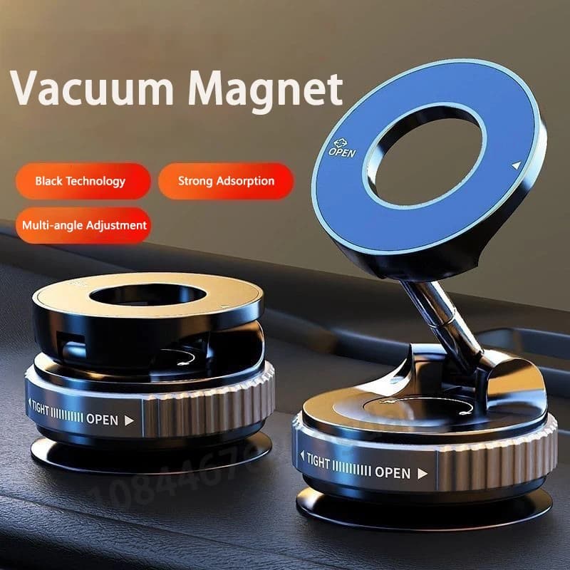 Supporto per telefono magnetico super resistente Design pieghevole Supporto per auto sottovuoto regolabile a 360° per supporto per telefono da bagno da scrivania per auto