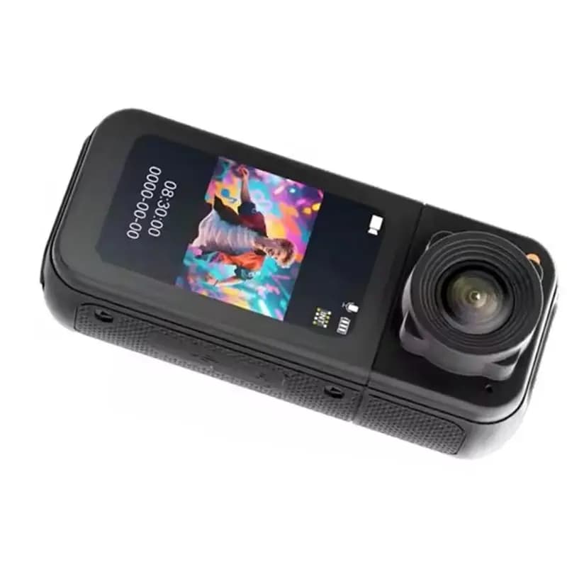 Videocamera Sportiva YSS-Outdoor 1080P HD, Action Cam per Ciclismo con Angolo di Visione 180° ° Attrazione Magnetica Rotante Nera