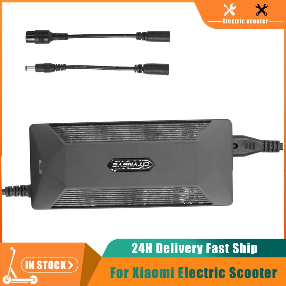 Adattatore di alimentazione caricabatteria per Xiaomi M365 1S Pro Pro2 Scooter elettrico EU/US/UK/AU Caricatore con spina Parte 42V 2A