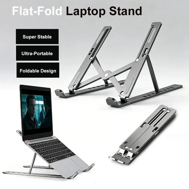 Fold Laptop Stand For Macbook Adjustable Computer Pc Tablet Stand Notebook Tablelaptop Holder Heat Dissipation