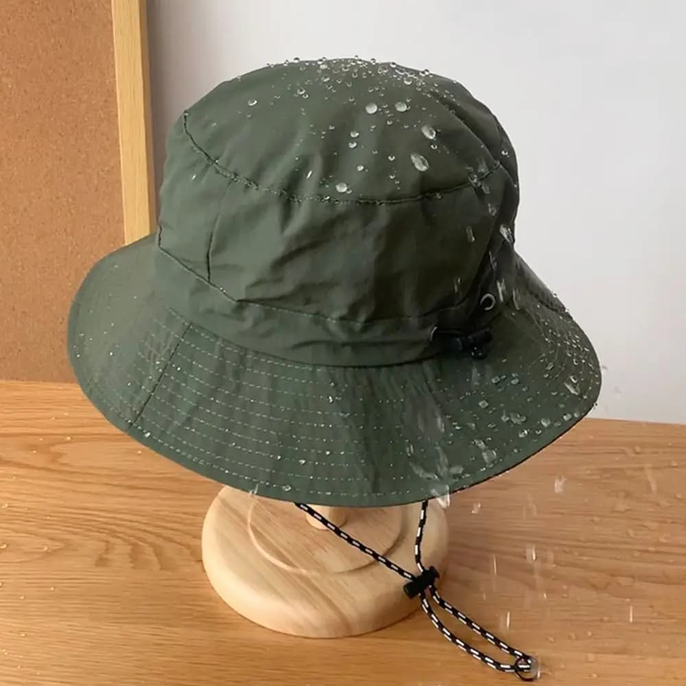 Camping Waterproof Fishing Hat Hiking Mountaineering Fishing Cap with Case Solar Summer Hat Panama Sun Hat