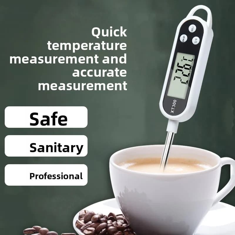 Sonda termometro per alimenti per misurazione ad alta precisione dell'acqua, latte, olio, cottura, cucina, uso domestico, temperatura interna