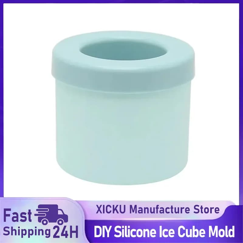 Cilindro per uso domestico Stampo per cubetti di ghiaccio Whisky Lampadine per cubetti di ghiaccio Stampo per ghiaccio Stampo per cubetti di ghiaccio in silicone per uso alimentare Strumenti per bar