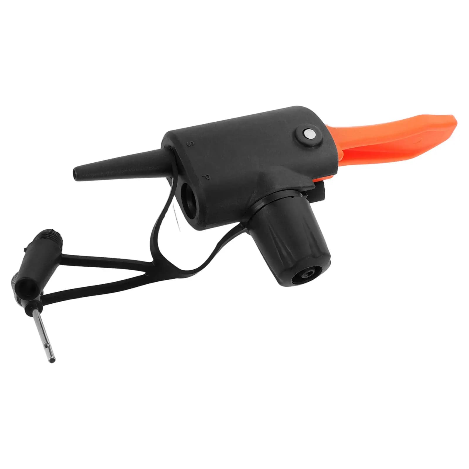 Versatile Triple Nozzle Air Pump Adapter for Air Mattresses Inflatable Boats Bike Tires Swimming Rings Portable ABS Replacement