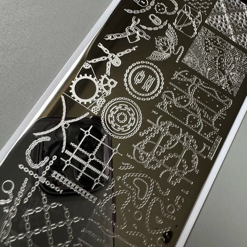 NAIL ART STAMPING PLATE FIORI UCCELLI ROSE CUORE DISEGNI TEMPLATI