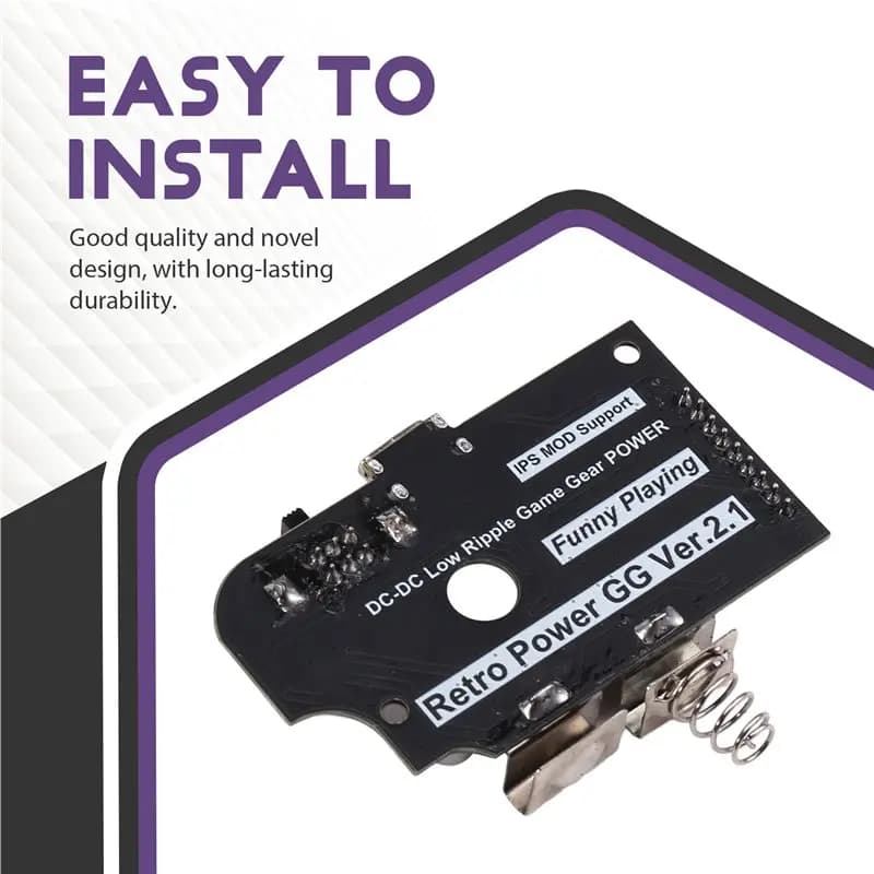 [NUOVO!CCDD】 Scheda di alimentazione USB-C di ricambio, scheda PCB con interruttore di alimentazione, scheda madre per console SEGA Game Gear GG per VA0 VA1 VA2