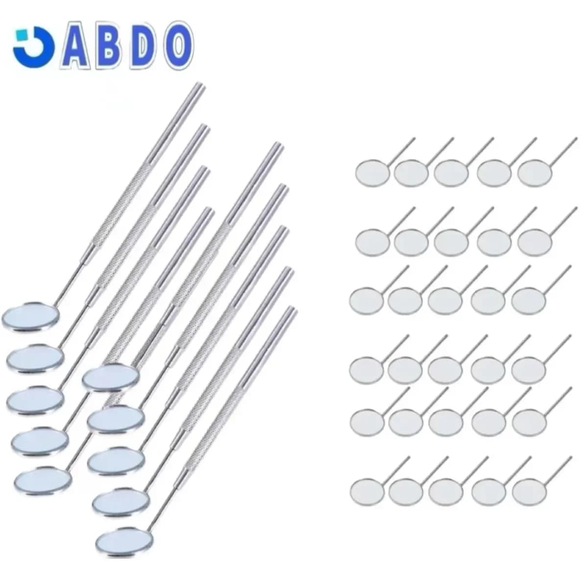Dental mirror mouth mirror with dental orthodontic handle tool for hygiene teeth whitening tool dentist