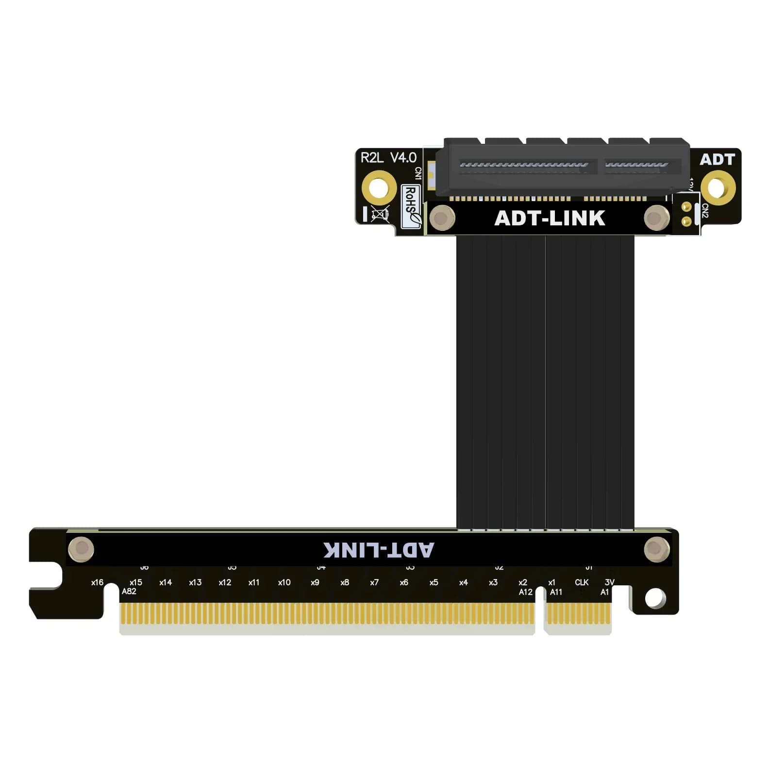 Cavo Adattatore di Estensione X16 a X4 PCIE 4.0, Supporto per Schede USB, Schede di Acquisizione, Schede di Rete Wireless e Cablate, Convertitore PCIE4.0