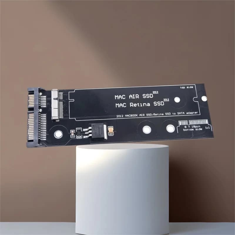 Connettore convertitore adattatore da SSD a SATA M.2 per MacBook Air 2010-2011 SSD M.2 a 12 + 6 pin per MacBook 2012 Pro Retina 17 + 7 pin M2 SSD