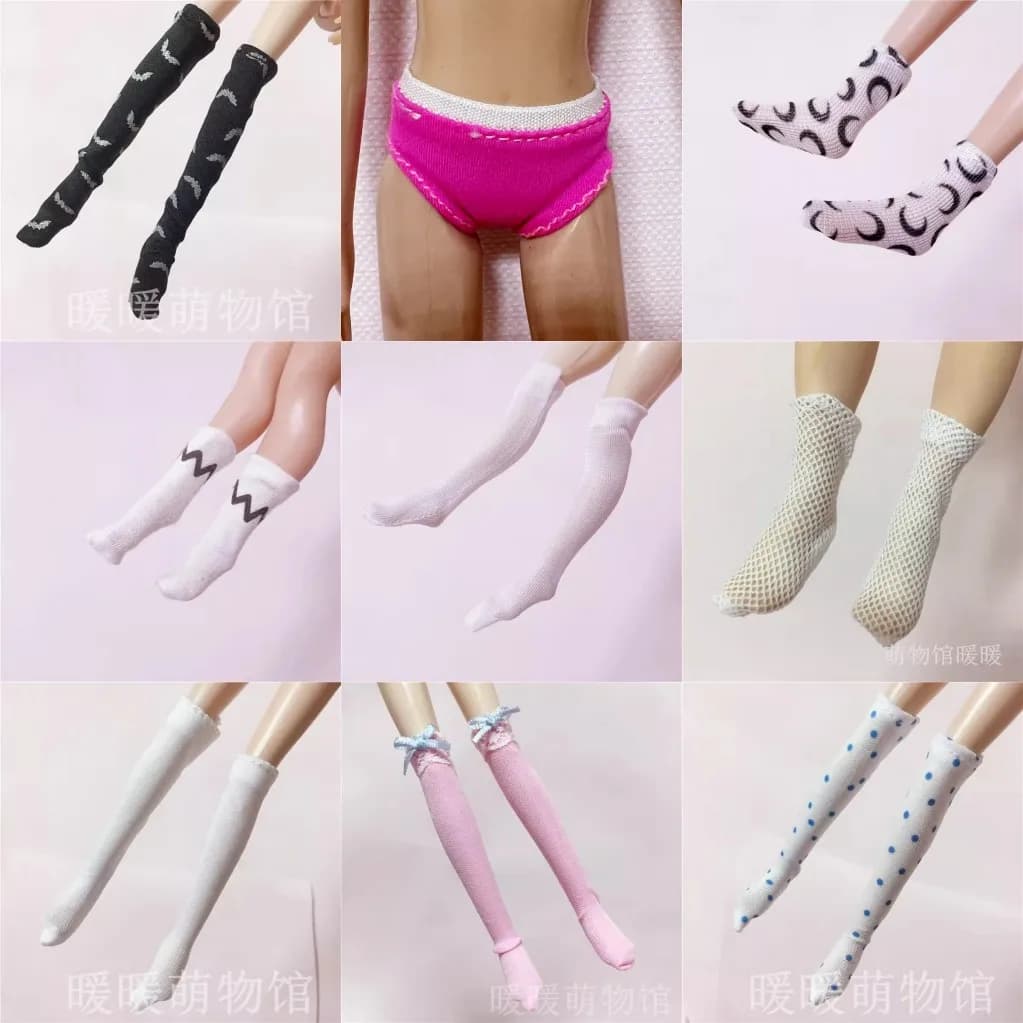 BJD accessori originali sister bjd 1/6 1/8 calzini fai da te muslimex