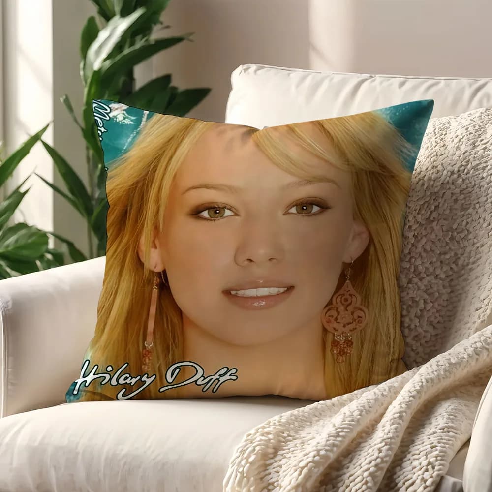 H-Hil-Ary D-Du-fF-F metamorphosis cushion cover For Pillow Printing Sofa Decoration Home Car Room Shop Office Nordic Simplicity