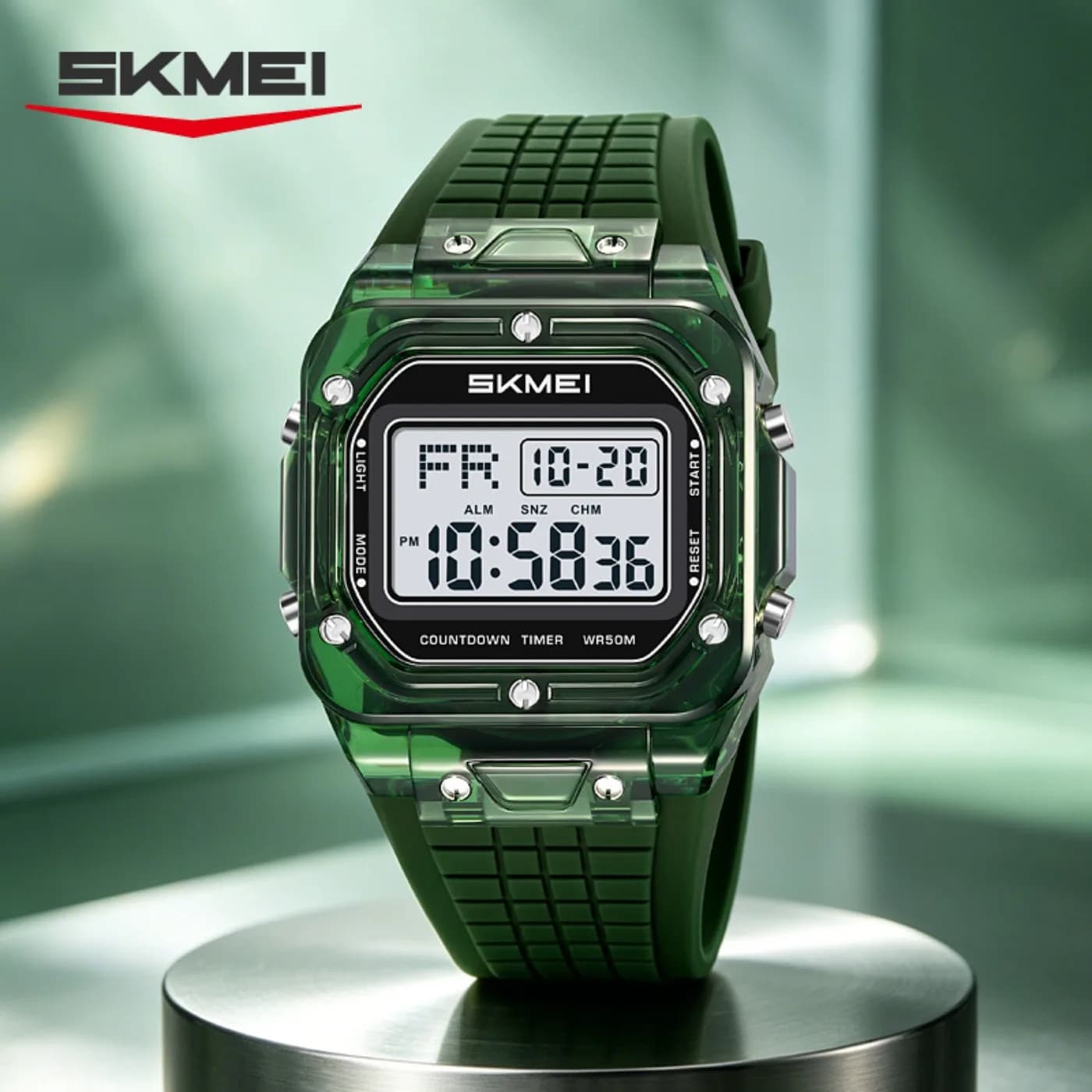 2683 Casual Transparent Multifunctional Down Date Female Male Wristwatch Digital Watch Mens 5Bar Waterproof Reloj Hombre