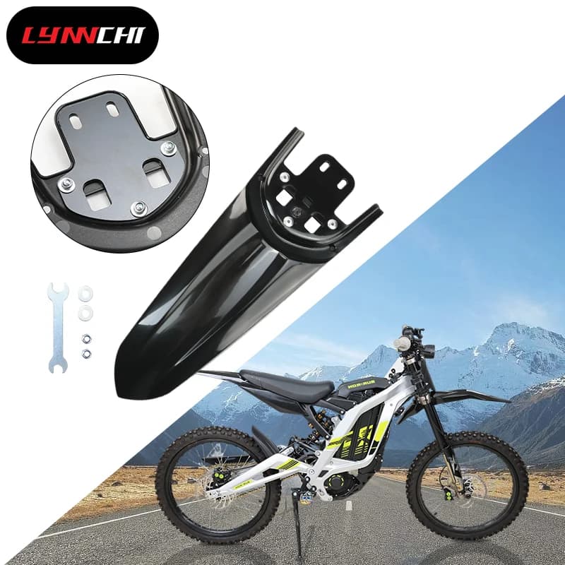 LYNNCHI Parti Del Motociclo Parafango Ruota Splash Guard Parafango Posteriore Per Light Bee LightBee Eride Pro SS 3.0 Bici Elettrica Modificata