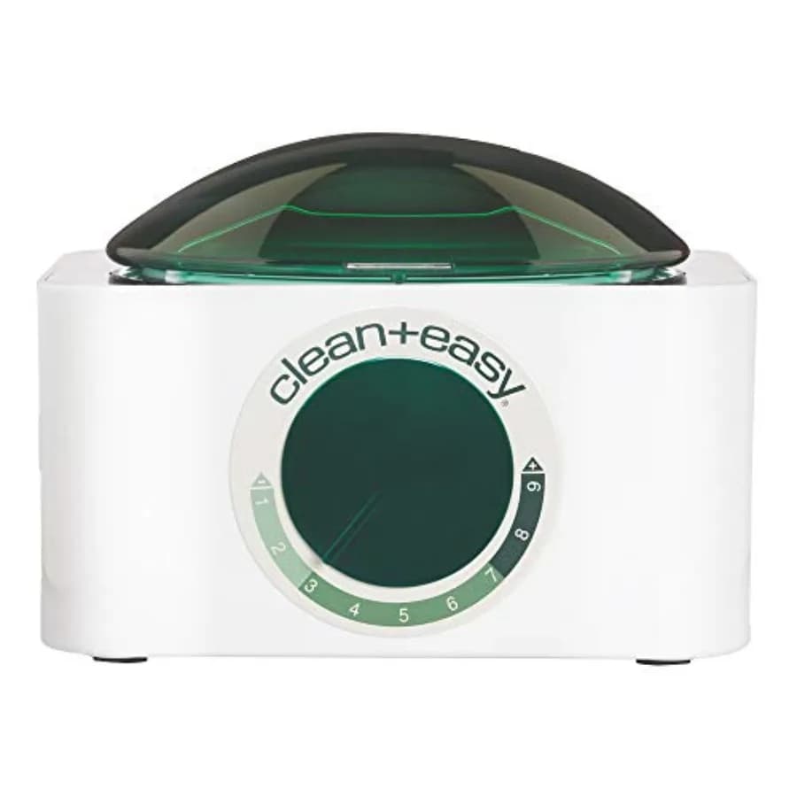 Scaldacera Deluxe Clean + Easy con Controllo Termostatico per Depilazione, per Uso Professionale e Domestico, con Raschietto per Residui