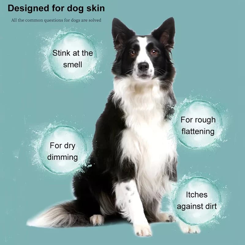 Shampoo per animali domestici per cani Pelle secca amplificatore Prurito Sollievo Anti-pulci Bagno Lavaggio Doccia per animali Anti Zecche Gatti Cura dei capelli Pulizia Doccia Gel Sapone