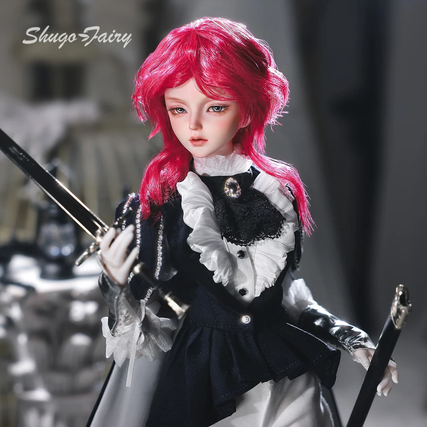 Bjd Doll 1/4 Carmen G Set completo Lady Knight Armatura in resina Greaves Action Figure Shuga Fairy Collection Outfit e accessori