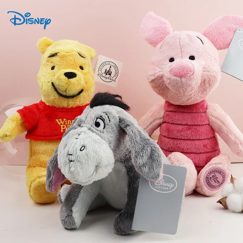 Peluche di Piglet, Winnie the Pooh, Eeyore, Grigio, Winnie e i suoi amici, asino di peluche, regalo per la festa dei bambini