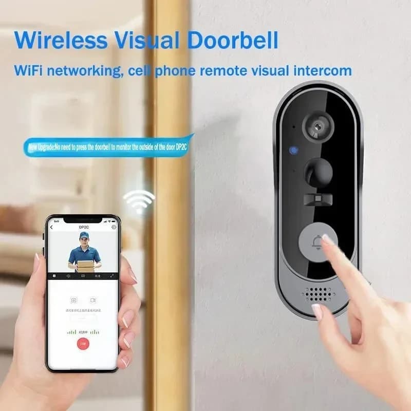 Tuya Smart Campanello Telecamera Wifi Impermeabile Campanello senza fili esterno Citofono Video Eye Porta digitale Peepholes Campanello per casa