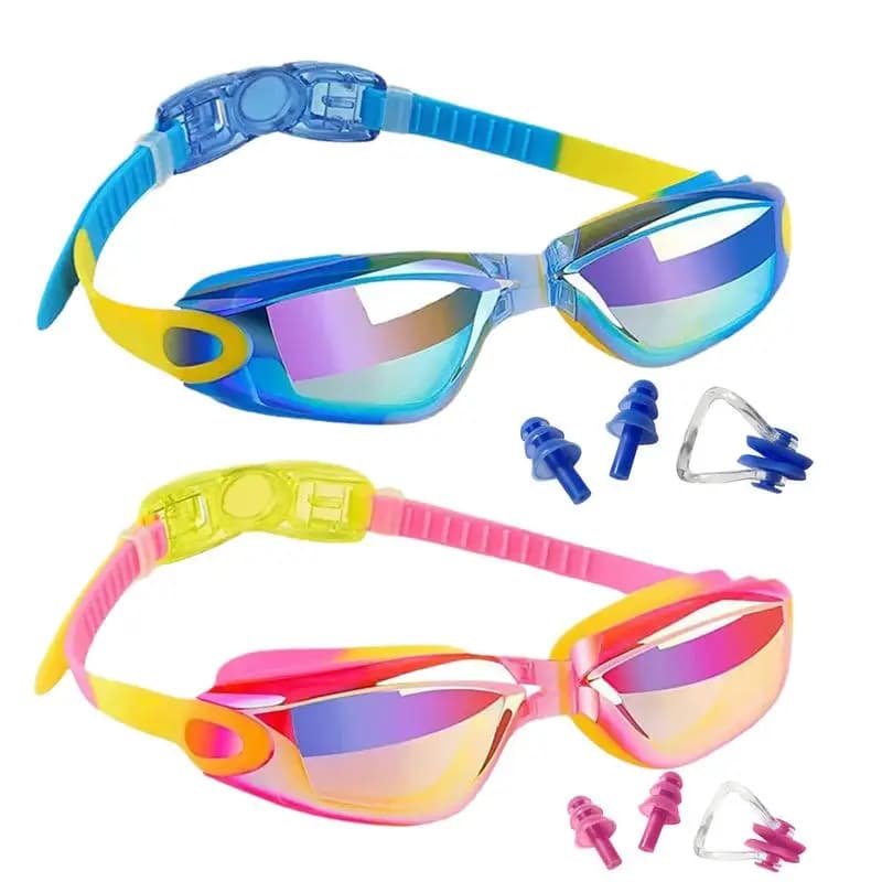 Children's Occhialini for swimming in water for children Clear vision Waterproof anti-fog and anti- UV for teenage children