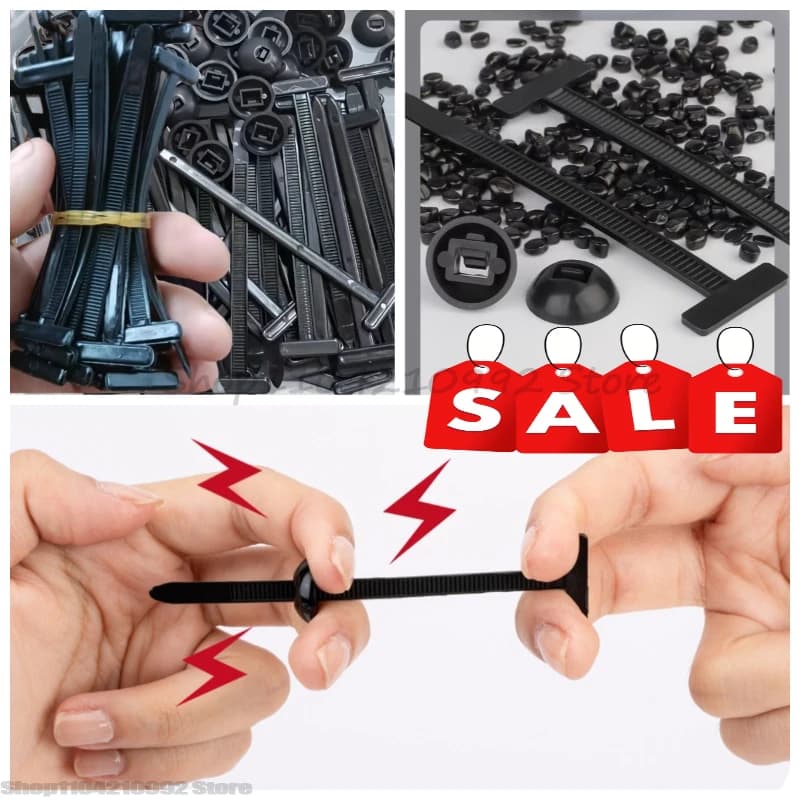 Universal Nylon Buckle Clasp, Auto Replacement Clip, For Paraphango, Baggage, Motor Protection, Cable Management